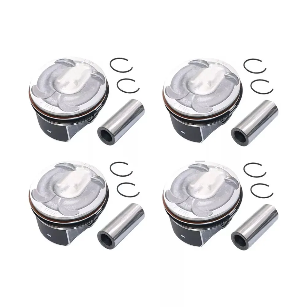 Piston Set With Piston rings Fit 2.0 L T l4 GAS For Land Rover Range Rover Evoque Discovery Sport Jaguar 2.0 L T 204PT 2012-2016