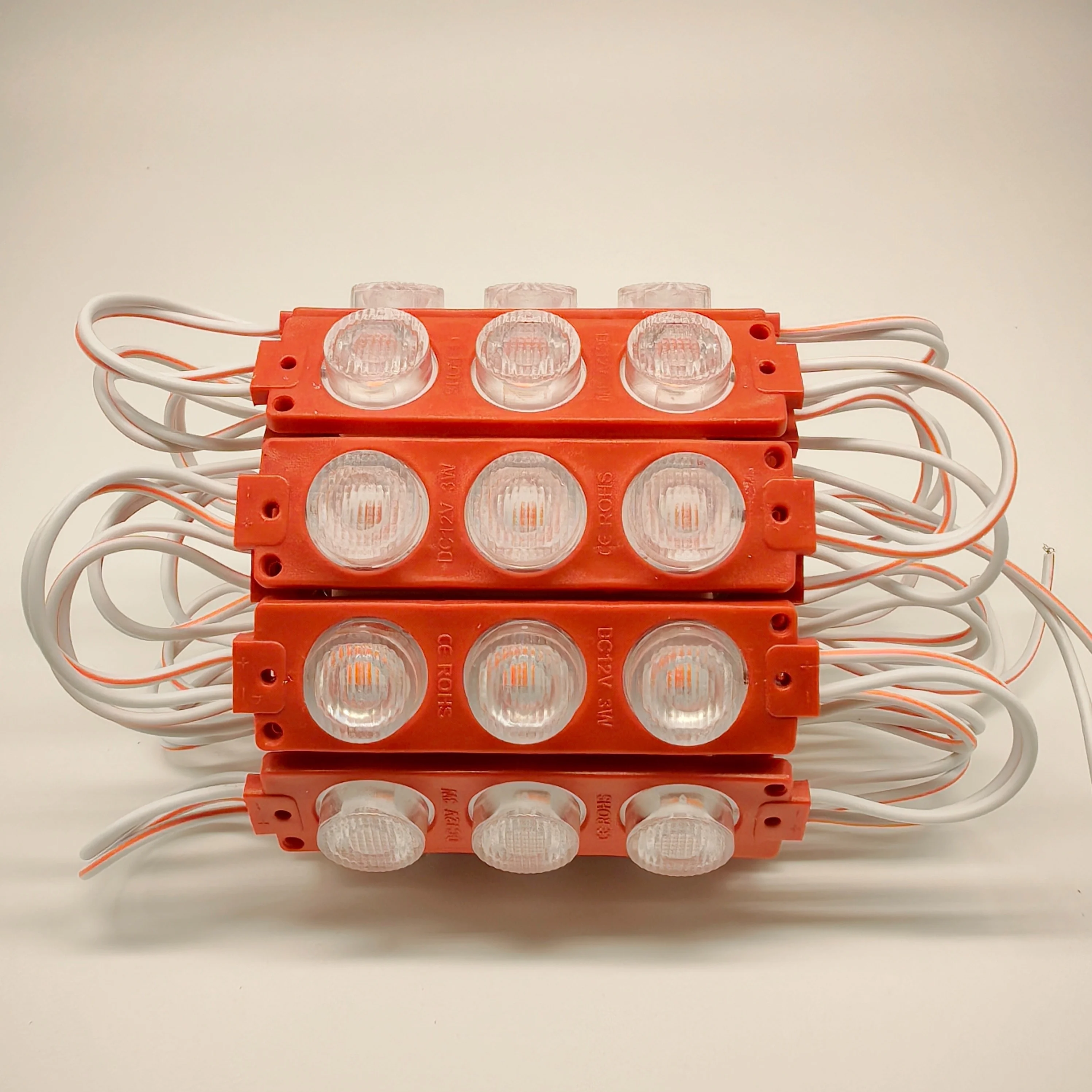 20-Piece Led Module Lights - Street and Area Lighting - Energy-Saving Led Decorative Lights, Suitable for Garden Parties, Hotels, Cafes, Catering, Event Hosting, Comes with Adhesive Tape - Multi-Functional Dc 12V Module Lights, Suitable for Letter Signs, Advertising, and Decoration