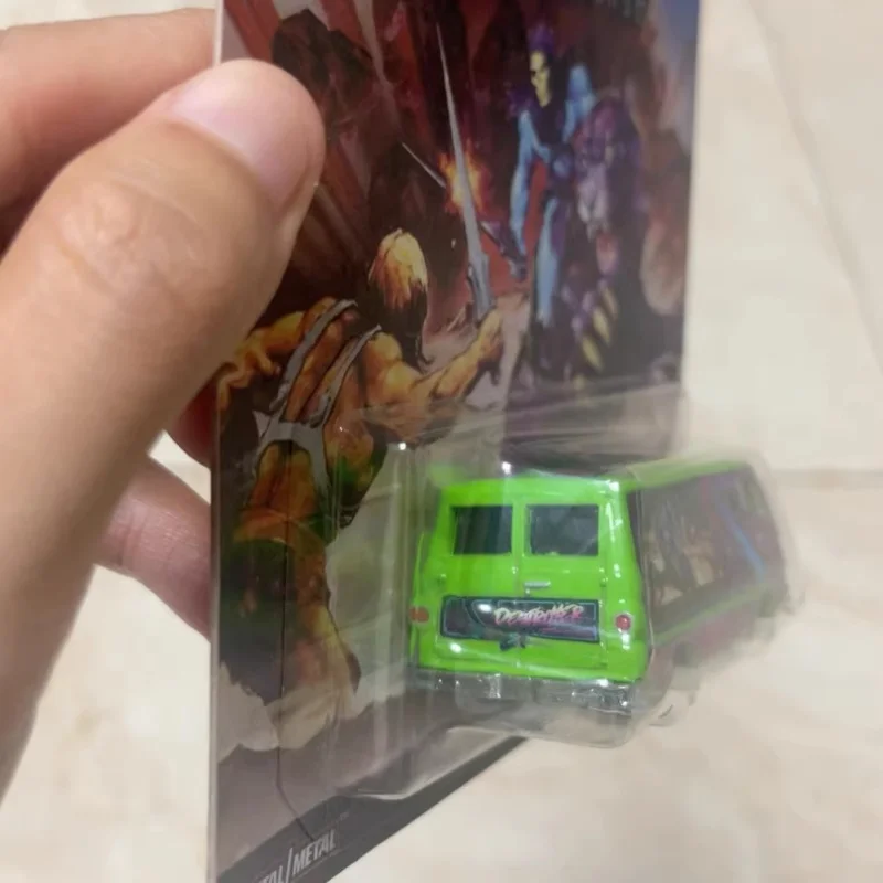 Hot Wheels Premium 2025 Cultura Pop Hotwheels 2025 1/64 Modelo de Carro Crianças Brinquedos Mestres do Universo Dodge A100 Menino Crianças Brinquedos