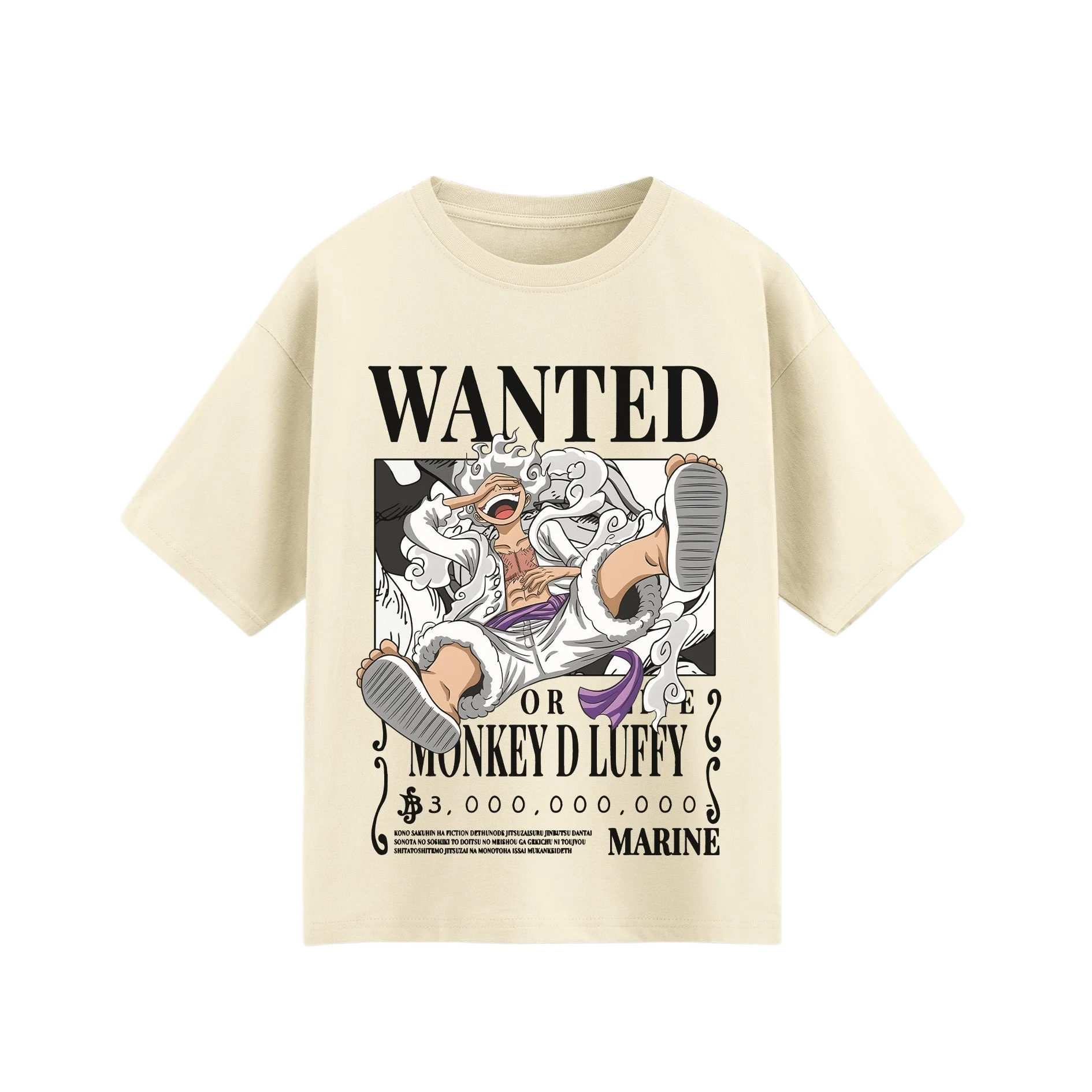 Anime One Piece Nika Luffy Printed T-shirt Men and Women Summer Cotton Clothing Fashion Breathable Anime Fans Short Sleeve Tops