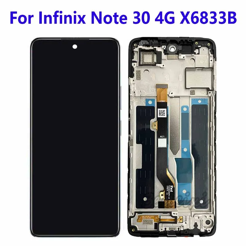 For Infinix Note 30 X6833B LCD Display Touch Screen Digitizer Assembly For Infinix Note 30 4G X6833B Replacement Accessory