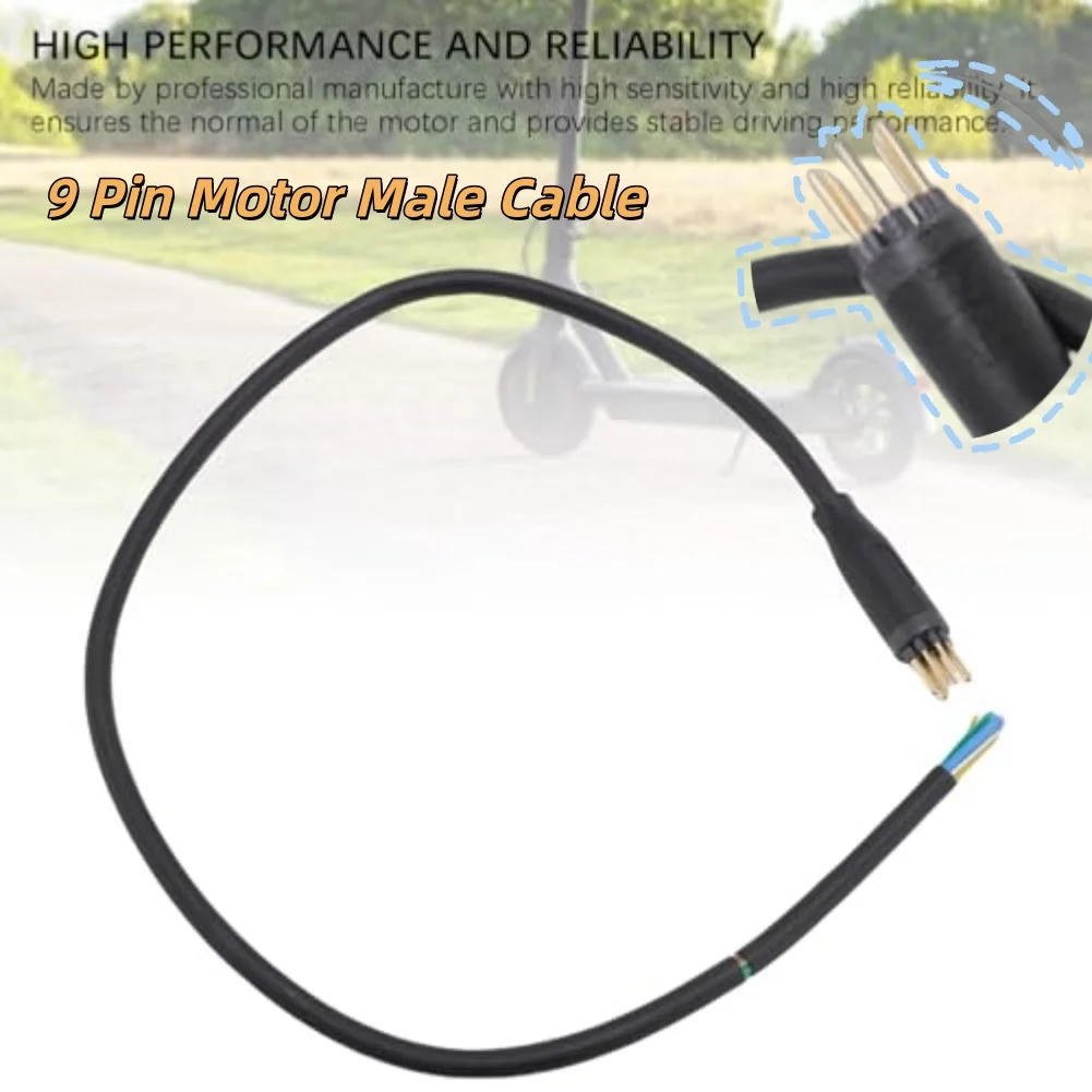 

1pcs 9 Pin Motor Male Cable Copper Core Wire for SMARTGYRO electric scooter for Motor Drive Harness Repair 13.5mm Connector
