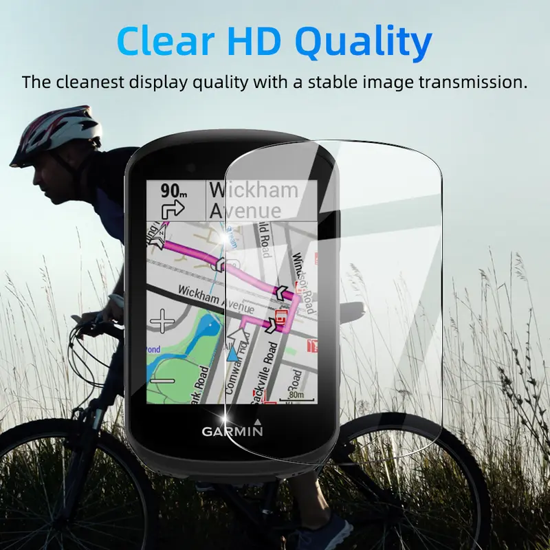 2Pcs Tempered Glass + Silicone Case for Garmin Edge 850 550 840 540 530 830 1040 130 Plus GPS Stopwatch Screen Protector Cover - Image 5