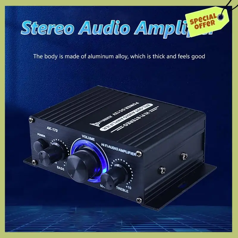 Advanced Wireless Hifi Stereo Audio Power Amplifier Home Car Amplifier Audio Power Amplifier With RCA Input