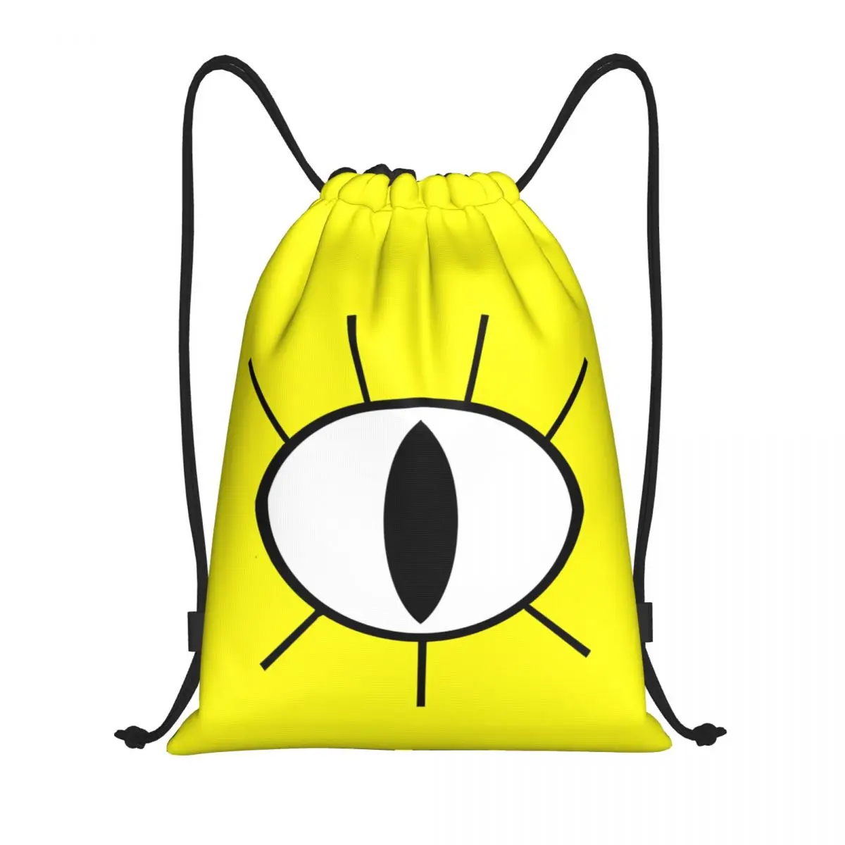 

Bill Cipher Eye Gravity Falls Cartoon Drawstring Backpack Sports Gym Sackpack String Bags for Running