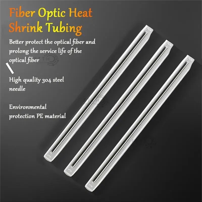 40mm 45m 60mm x1mm  Fiber Optic Fusion Protection Splice Sleeves Heat Shrink Tube Fiber Optic Hot Melt Tube