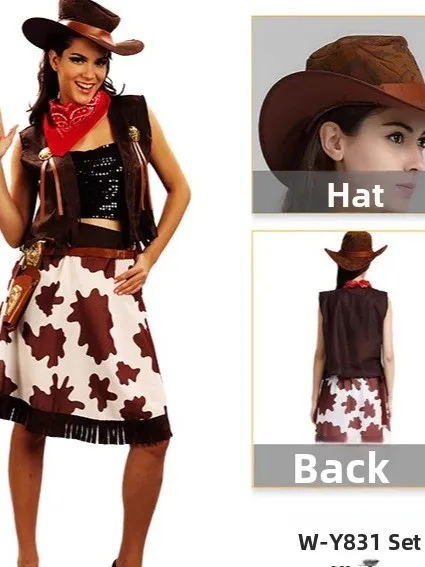 

Casual Western Cowboy Performance Set Men's Jaet Performance Outfit Stand Fit Patchwork Polyester Long Sve Printed