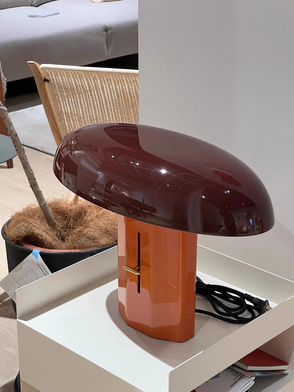 القرون الوسطى شخصية الجدول مصباح الفطر مصباح غرفة المعيشة مصباح أرضي غرفة نوم السرير ضوء غرفة الديكور LED أضواء الألومنيوم #2