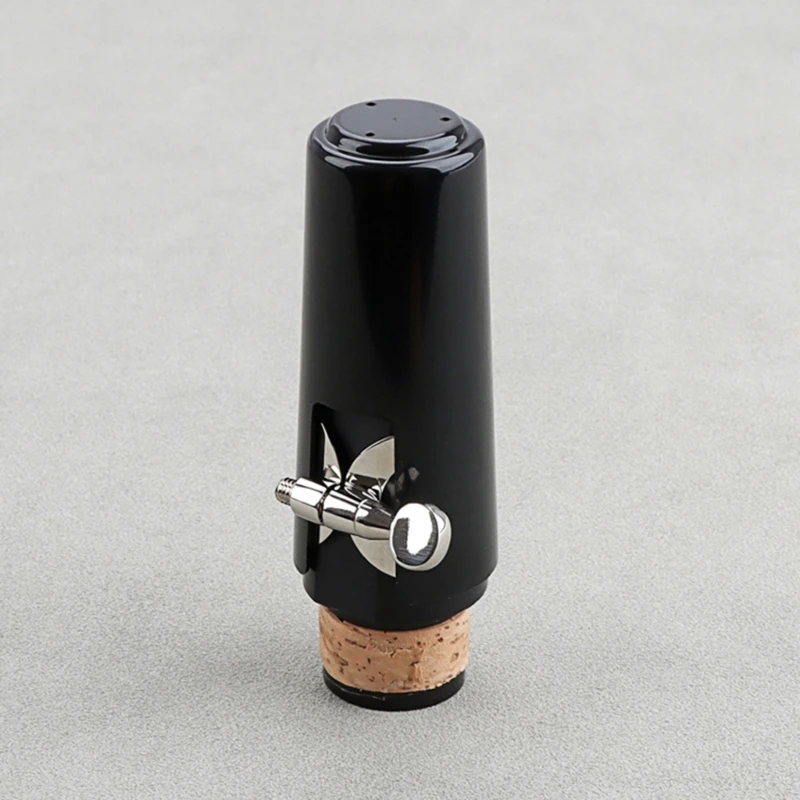 Clarinet Mouthpiece Kits Bakelite Head Replacement for BB Clarinet, Clarinet Mouthpiece Accessory with Ligature & Reed