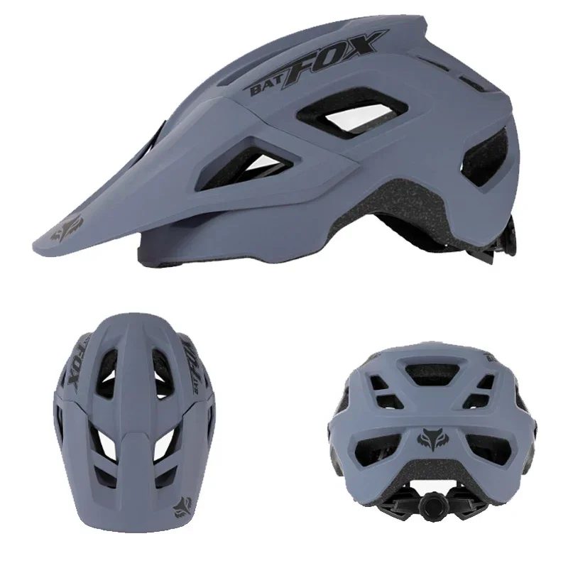 BATFOX Mountain Bike MTB Helmet Cycling Helmet Downhill XC Bicycle Road Bike Helmet Men Women Integrally-molded Casco Ciclismo