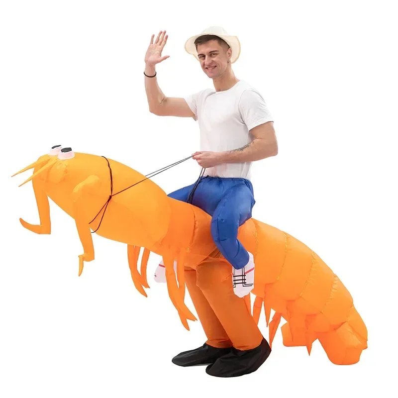 Funny Shrimp Inflatable Mascot Cosplay Costume Activities Toys Stage Show Activity Suit Active Atmosphere