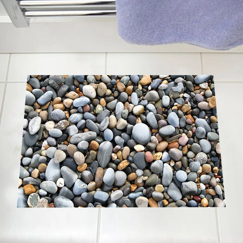 Stone Floor Decor Art Home Kitchen Wall Sticker Bathroom Decal 3D Vinyl Sell Well Convenient Super High Quality