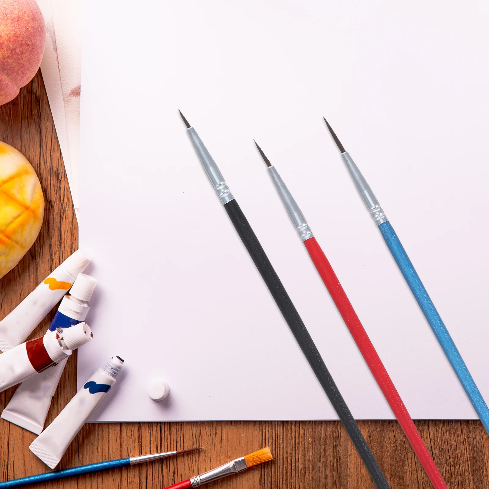 

30Pcs Nylon Mini Paint Brush Set for Watercolor Acrylic Oil Fine Detail Crafting and Precision Art Work Micro Paint Brushes