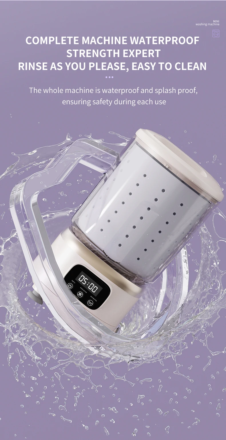Wireless Mini Portable Washing Machine 24