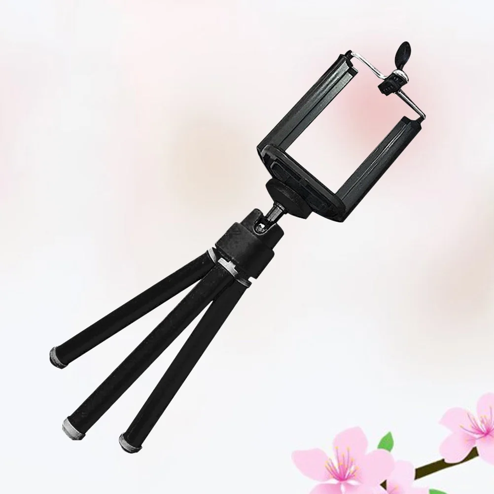 

Mini Phone Tripod Black Stable Portable Detachable Holder Flexible Legs Suitable for Mobile Camera Small Digital Photography