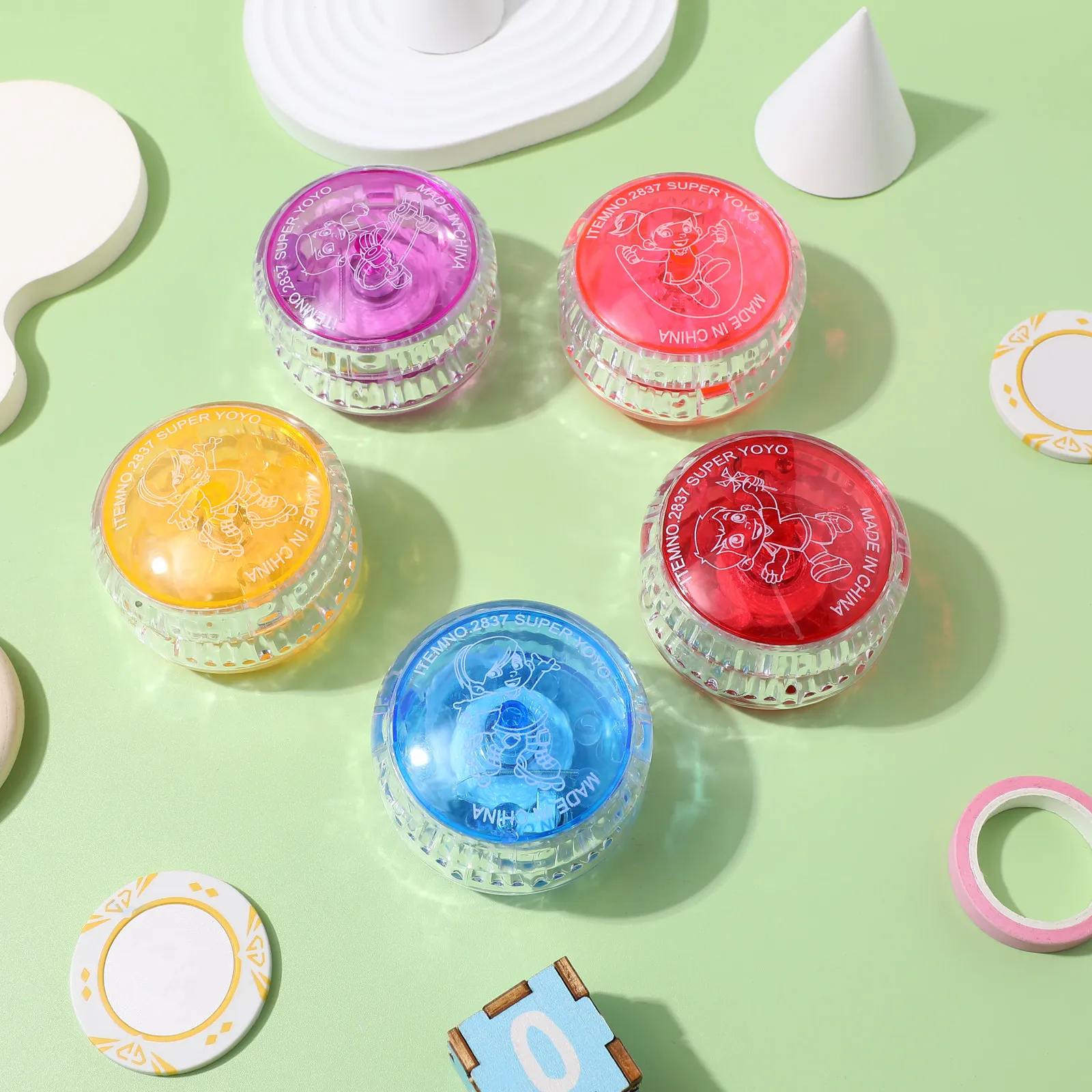 5Pcs Glow Yo-Yo Bal…