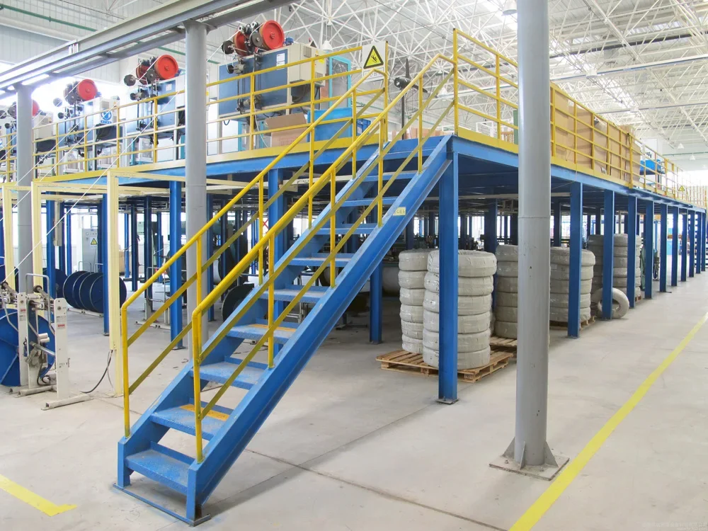 z Mracking Free drawing design steel platform high loading capacity mezzanine floor