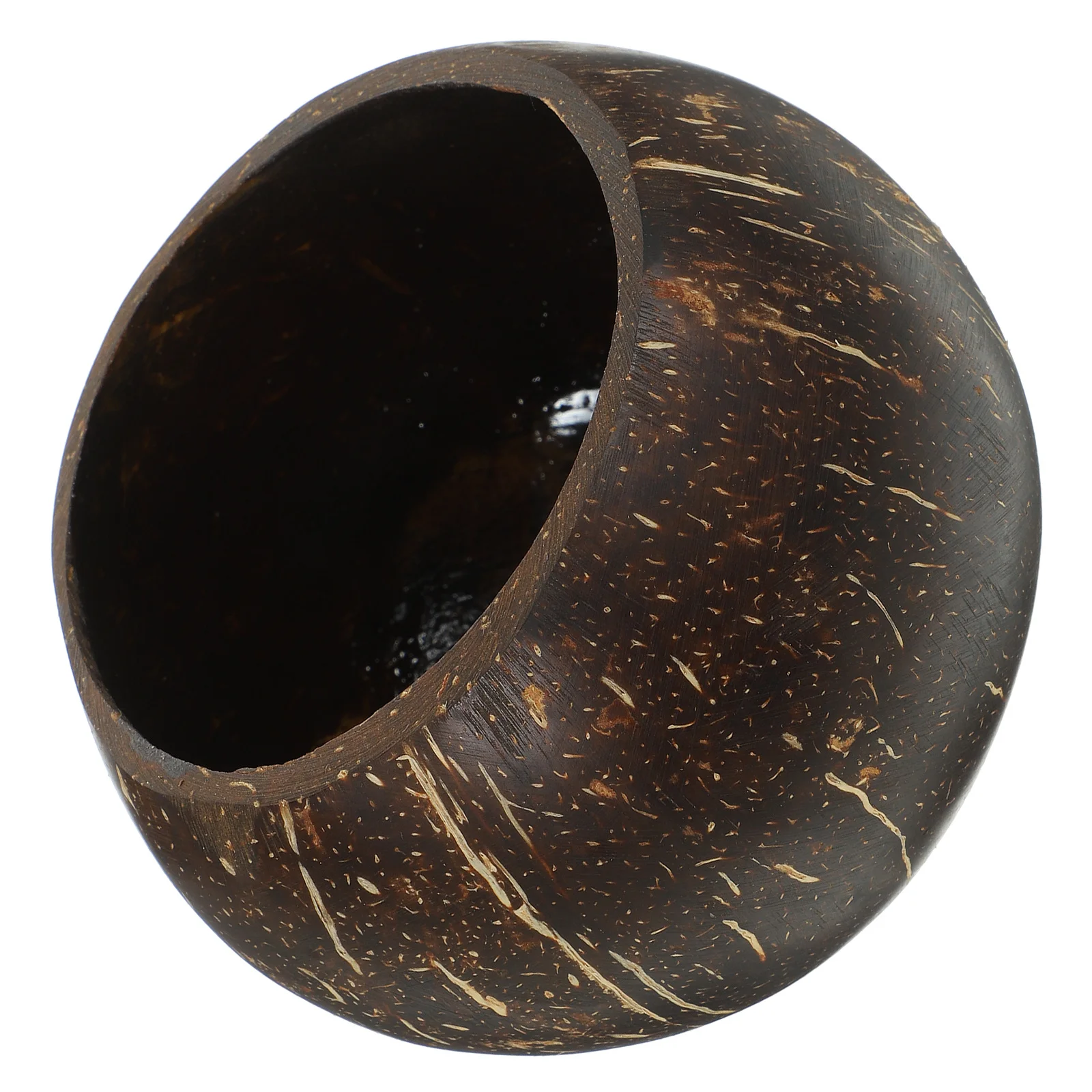 

Coconut Shell Wax Holder Natural Soy Wax Container Scented Decorative Bowl DIY Craft Storage Jars Tropical Bar Decor