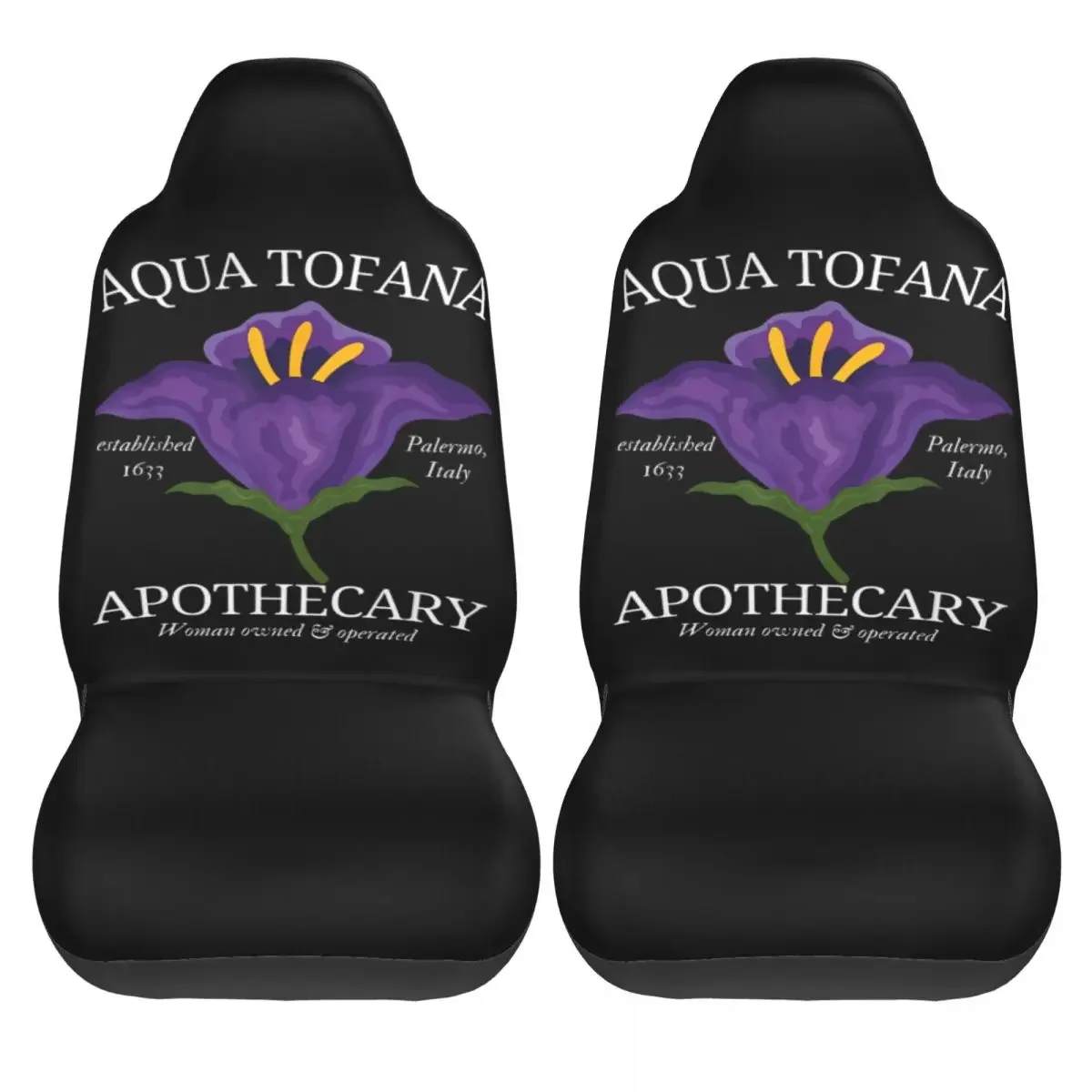 Aqua Tofana Floral Universal Car Seat Cover Four Seasons Women Seat Covers Polyester Seat Protector