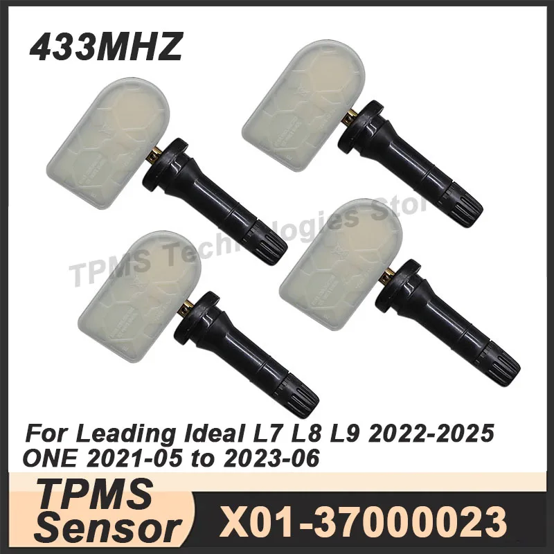 

TPMS sensor For Lesding Ideal L7 L8 L9 2022-2025 ONE 2022 2023 433MHZ 1/4PCS Tire pressure sensor X01-37000023