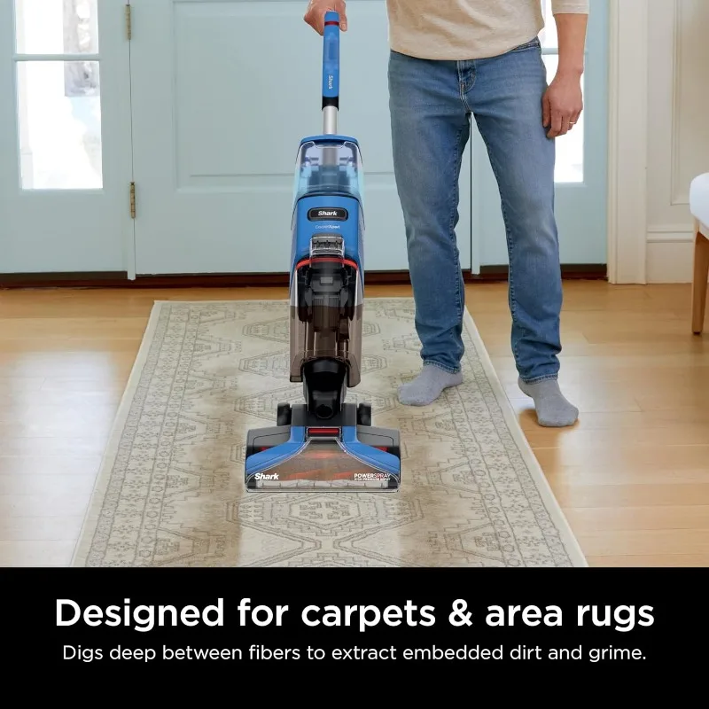 Shark CarpetXpert, Upright Carpet & Area Rug Cleaner for Pets, Deep Carpet Cleaning & Dirt & Grime Removal, Carpet Shampooer,