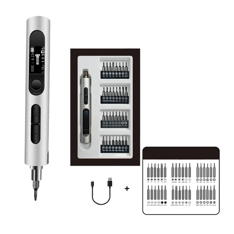 A19F-Mini 32-In-1 Professional Electric Screwdriver Kit Precision Equipment Repair Screwdriver Ultra-HD Monitor Repair Tools