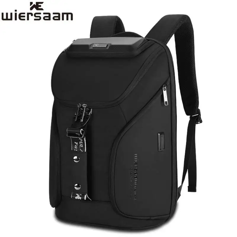 Business Backpack Trendy Men's Waterproof Backpack Large Capacity Business Travel Multifunctional Anti-Theft Computer Bag Simple