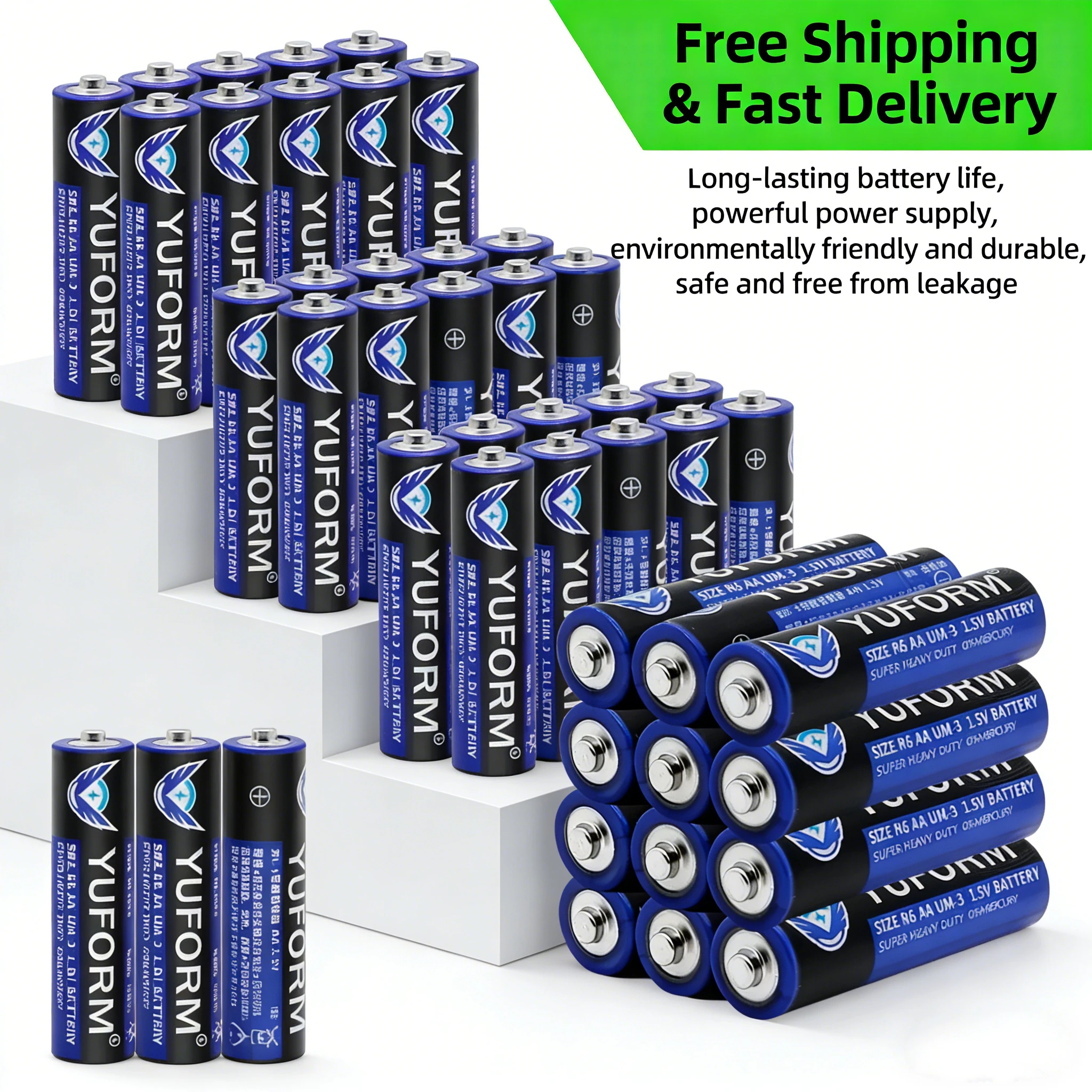 

1.5V AA Battery Disposable Dry Batteries High Capacity LR6 Cells for Remote Control, Wireless Mouse, Keyboard, Toy, 4-60PCS