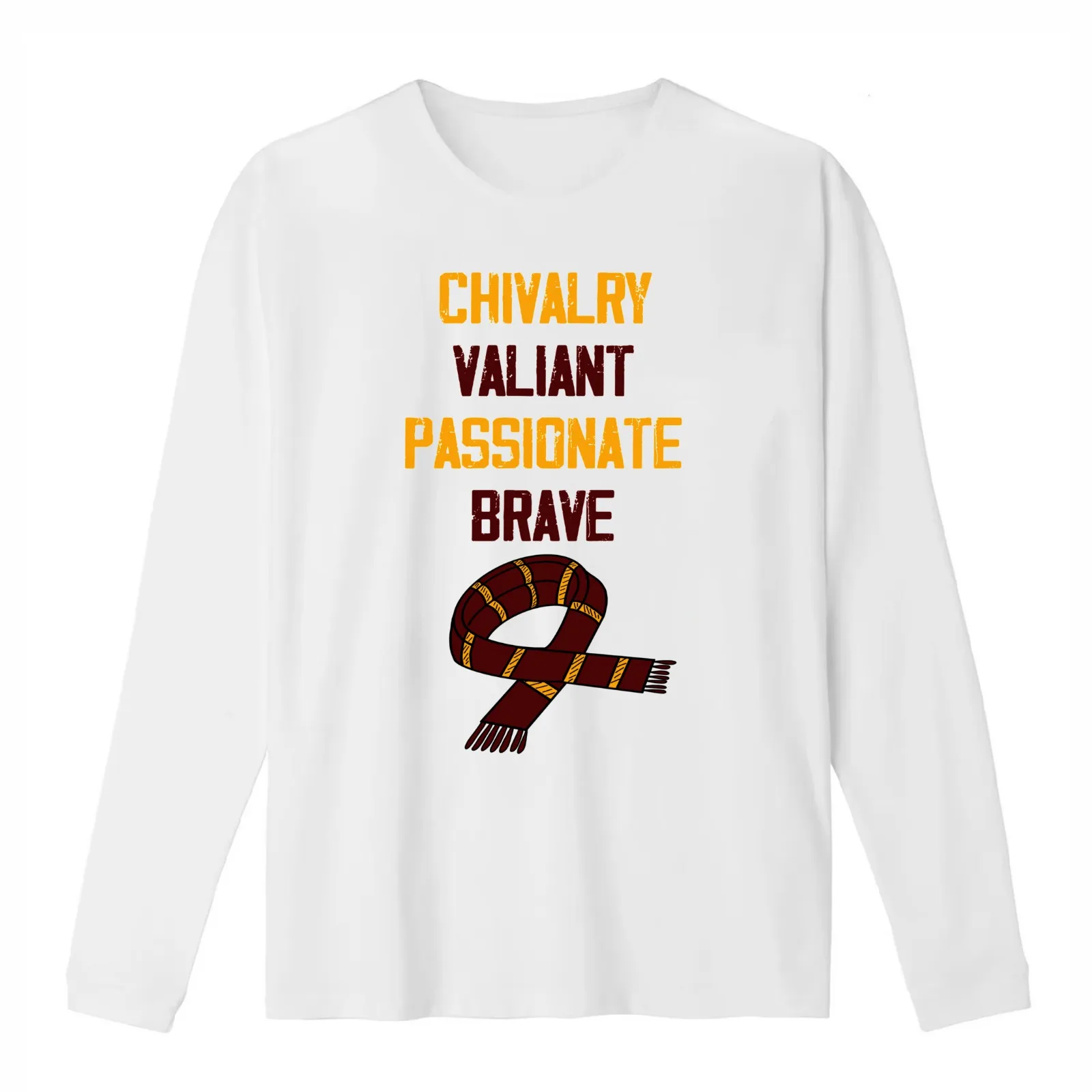 Chivalry Valiant Passionate Brave Scarf 1 T-Shirt Summer Casual Cotton Tee Oversized Streetwear Tops Vintage Graphic Print