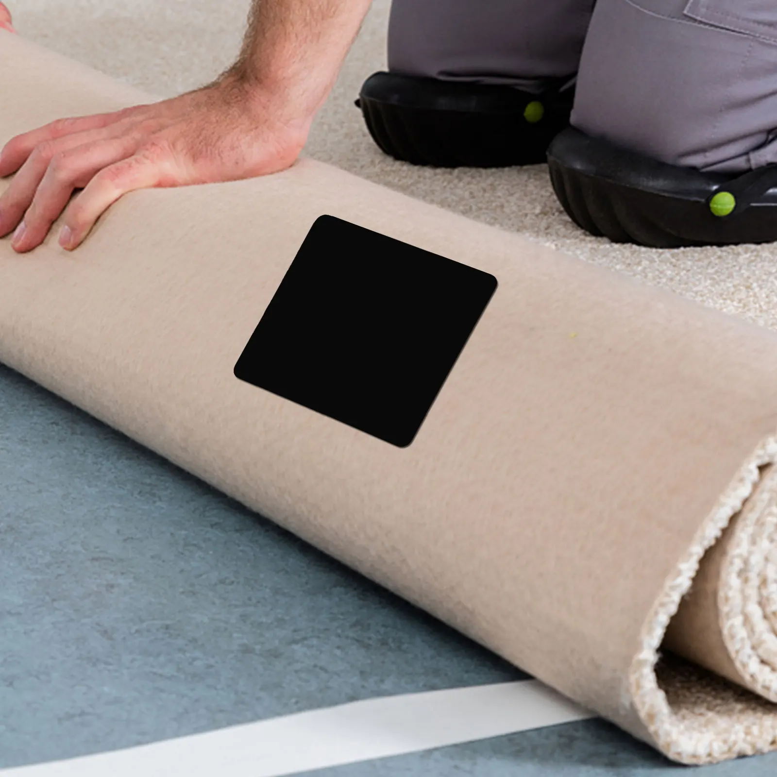 10 قطعة شريط البساط عدم الانزلاق السجاد القابض وسادة للإزالة قابل للغسل منطقة البساط حامل للحمام المطبخ السجاد القابض #3