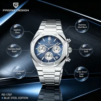 Pagani Design 2026 New VK63 Men's Business Quartz Watch Sapphire Stainless Steel 20Bar Waterproof Sports Chronometer Code Watch photo 3