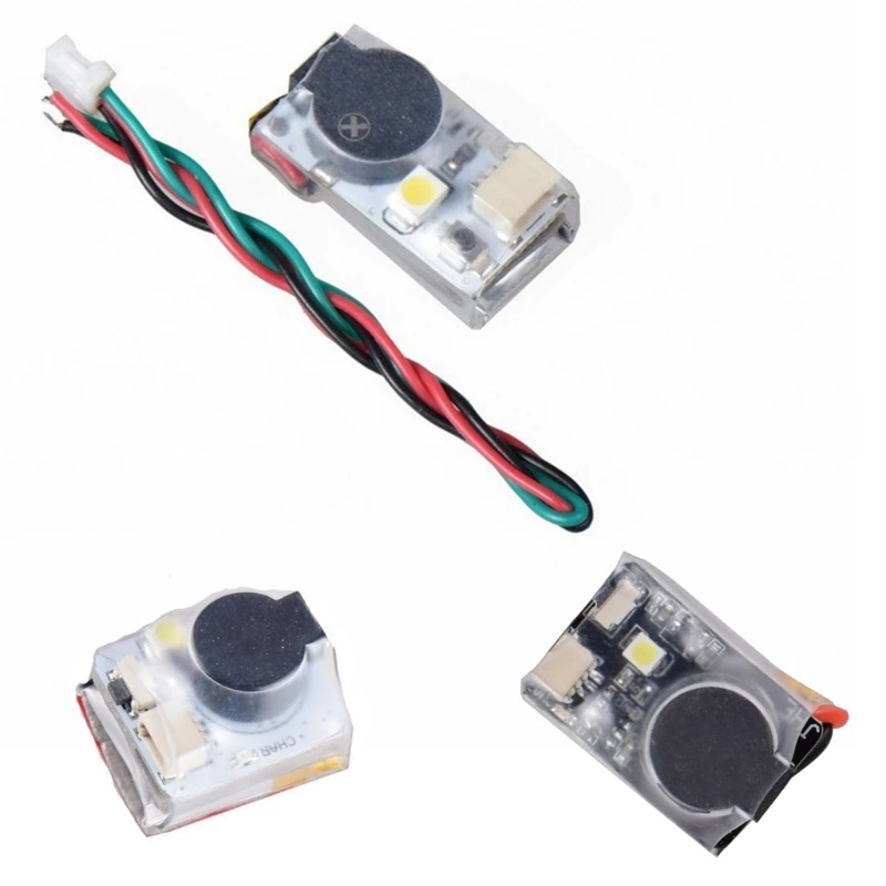 96BA Drohnen-Summermodul mit LED-Ortungslicht, Alarm zur Wiederherstellung verlorener Modelle für FPV-Piloten bei der Gras- und – Detail 1