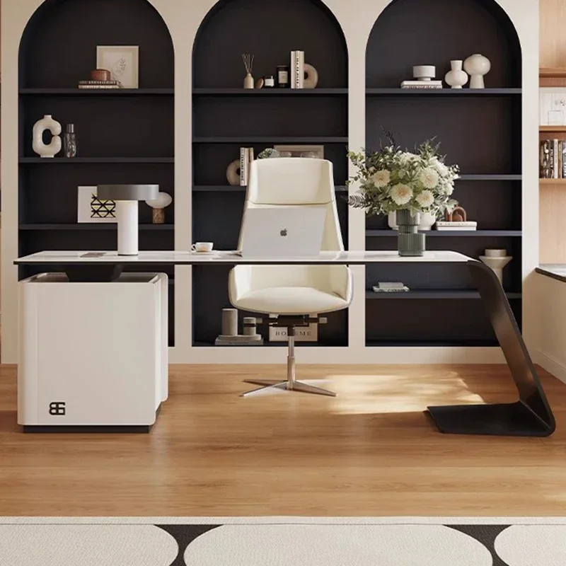 Aesthetic Reception Office Desk Organizer Computer Office Workstation Side Table Professional European Ufficio Trendy Furniture
