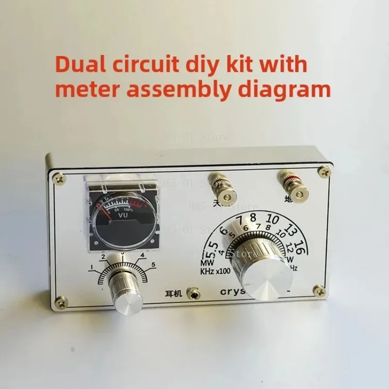 High Resistance Watch Head Mini Radio, Portable Bluetooth Retro Cassette Player DIY Assembly Kit Without Headphones