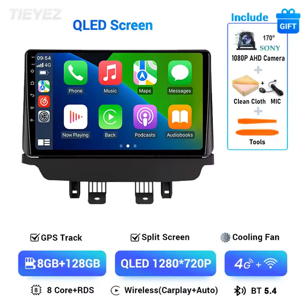 Android 15 Voor Mazda CX-3 DK Mazda 2 DJ 2014-2023 Multimedia Speler Radio Stereo Head Unit GPS Navigatie 4G WIFI BT DSP DVD