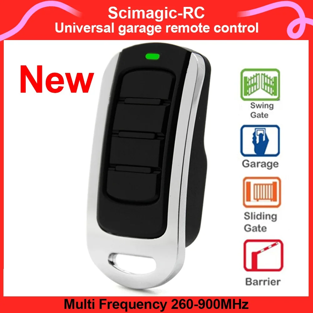 4 in 1 Garage Remote Multi Frequency 287-868MHz Clone 434.42mhz 868.35mhz 433.92 Gate Control Command Key Fob Transmitter