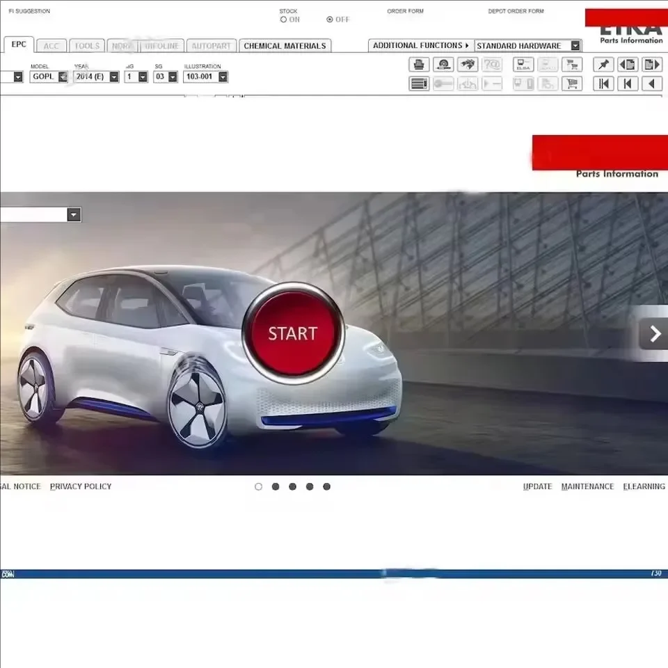 أحدث صورة صندوق افتراضي ETKA 8.5+ ET KA 8.6 باللغة الإنجليزية الدولية تم تحديثها 17.05.2023 كتالوج قطع غيار المركبات الإلكترونية المجموعة 8.5