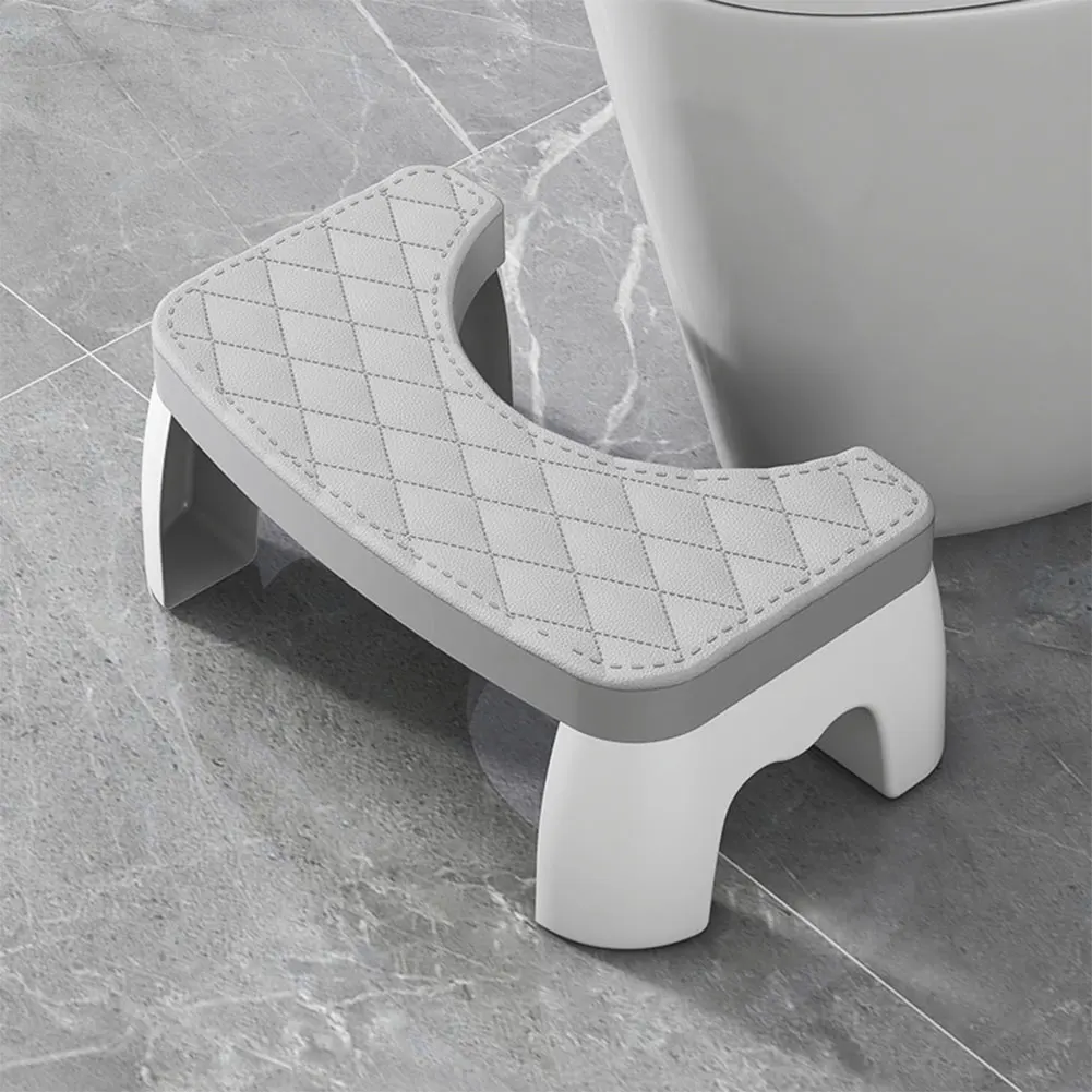 Potty Stool Non-Slip Toilet Squat Stool Portable Toilet Seat Stool Removable Home Adult Bathroom Accessories