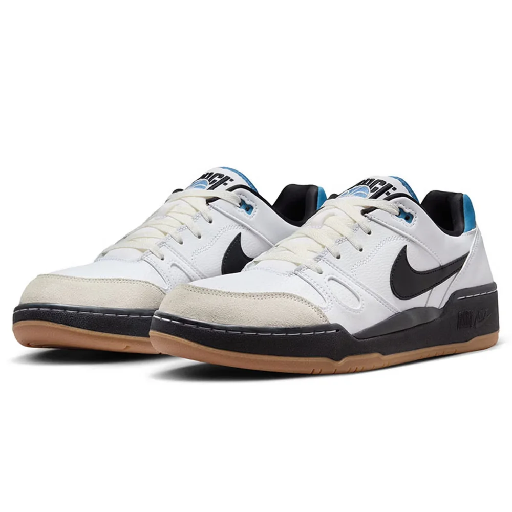 Nike Ful Force Low-Top Skate Shoes Men's Black/White/Blue HJ7262-100