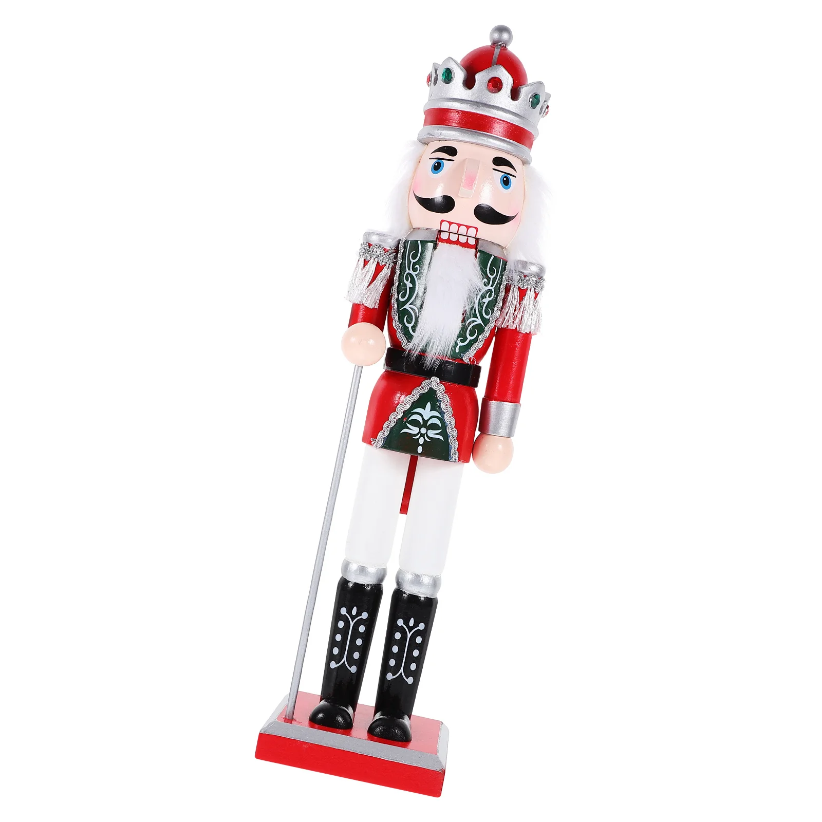 

Christmas Nutcracker Soldier Sturdy Decor Indoor Fireplace Table Bookshelf Festival Nutcracker Ornaments