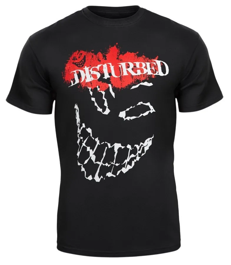 

DISTURBED T-Shirt Men's and Women's Short Sleeve Vintage Band Tops Trend Brand T-shirt Summer Oversize Clothing Streetwear