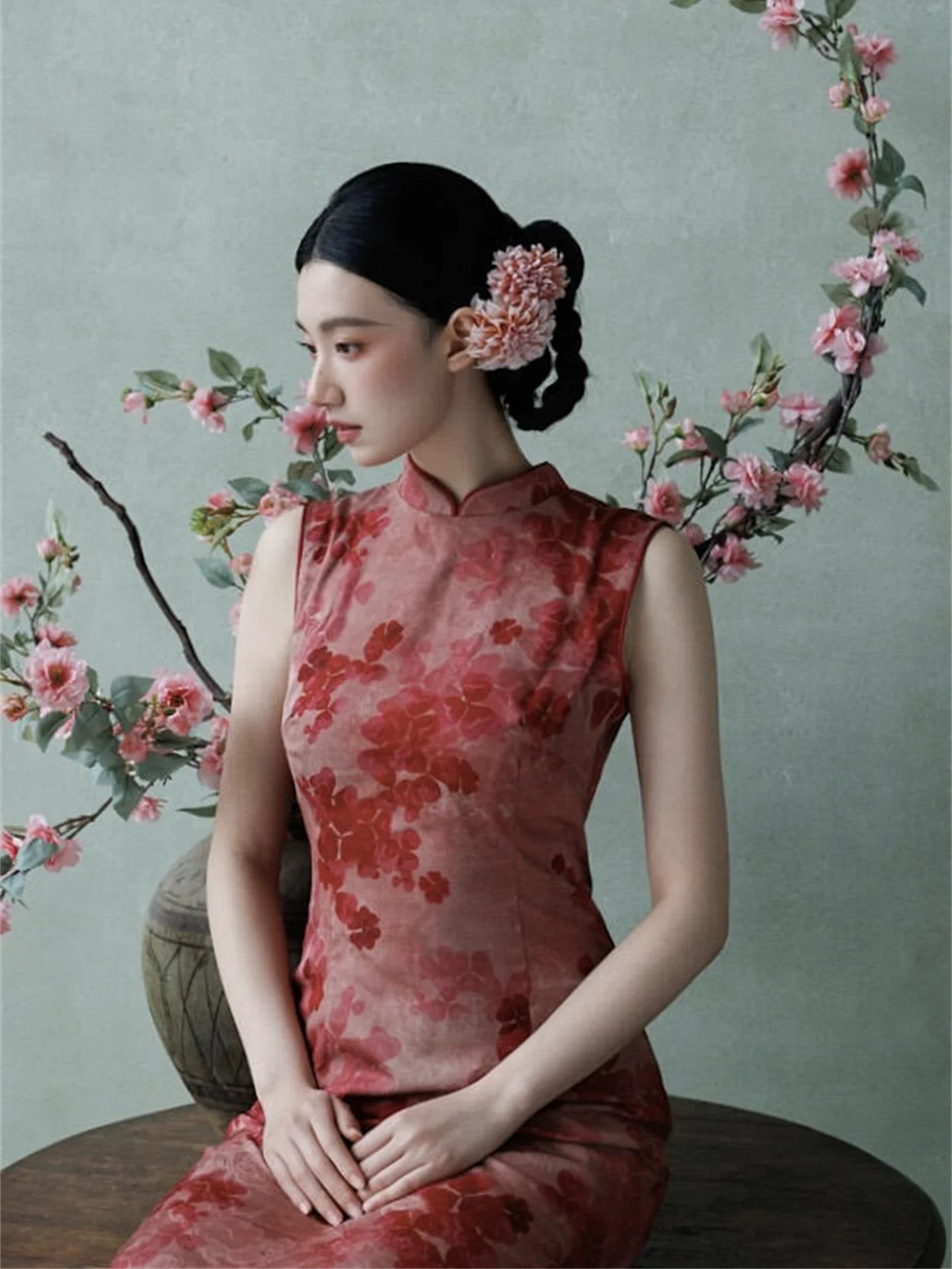 

Ele Eastern Retro Sle Portrait Photoaphy Costume New Chinese Color Colion Film Studio Photoaphy Clothes
