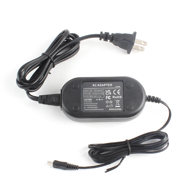 CA-590 Power Adapter Continuous Power Supply & In-Camera Charger for Canon VIXIA HF R Series FS Series MD ZR Handheld Camcorders
