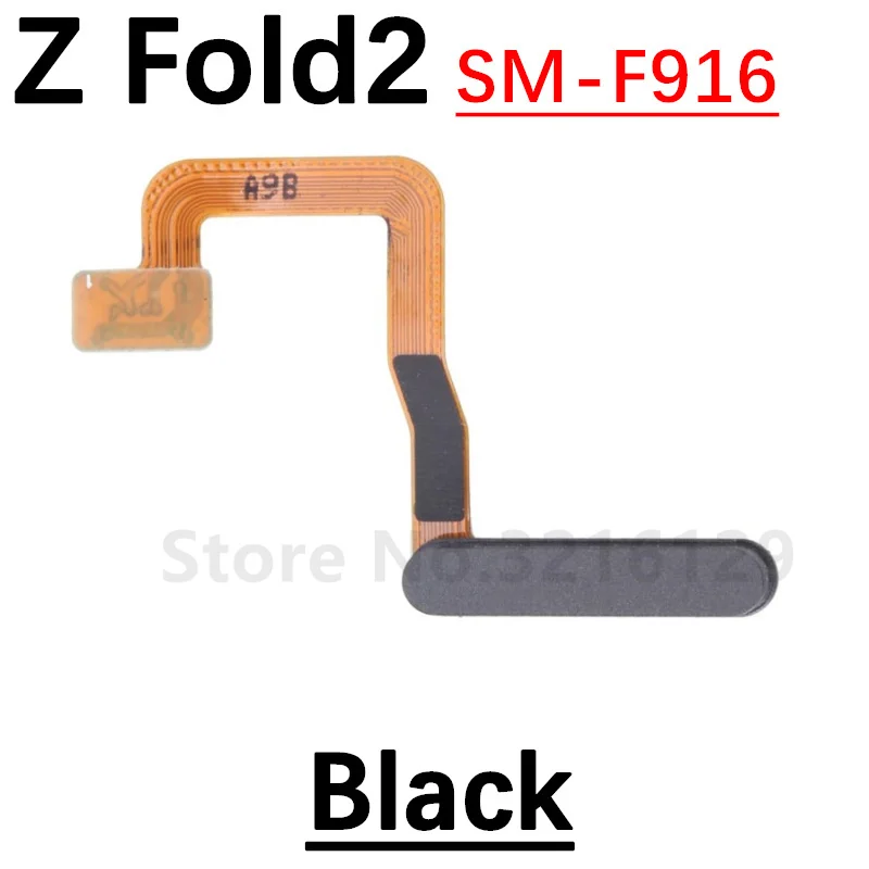 Power Home Button Menu Return Key Fingerprint Touch ID Recognition Sensor Flex Cable For Samsung Z Fold2 Fold3 Fold4 Fold5 5G