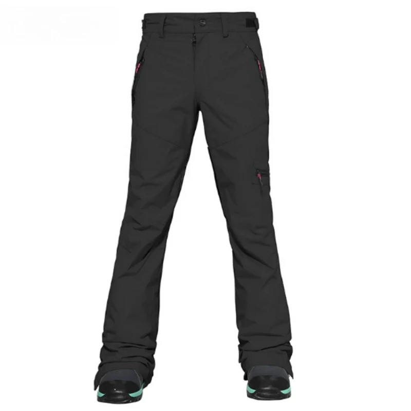 New Slim Fit Twin Single Board snow Pants Men Women Waterproof Windproof Thermal Ski Trousers Tapered Skiwear Snowboard Clothes