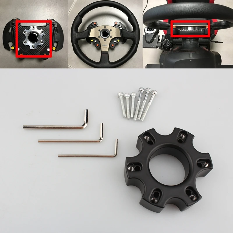 

Suitable For Thrustmaster T300RS 70mm Steering Wheel, 13-14 Inch Steering Wheel Adapter For Racing Game Modification