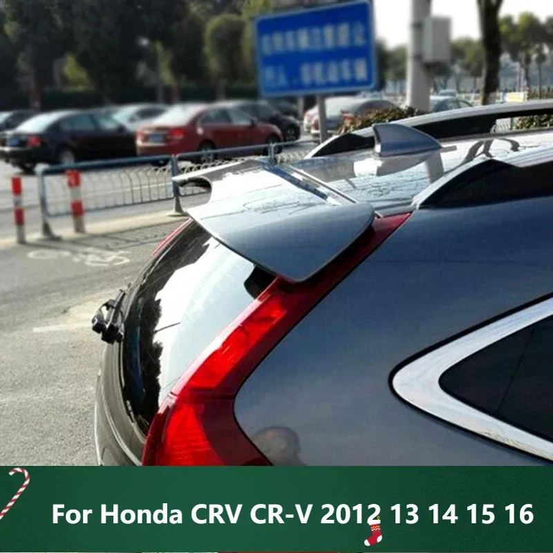 New！ Spoiler for Honda CRV CR-V 2012 13 14 15 16 Gloss Black ABS Material Rear Trunk Wing Automobile Decoration