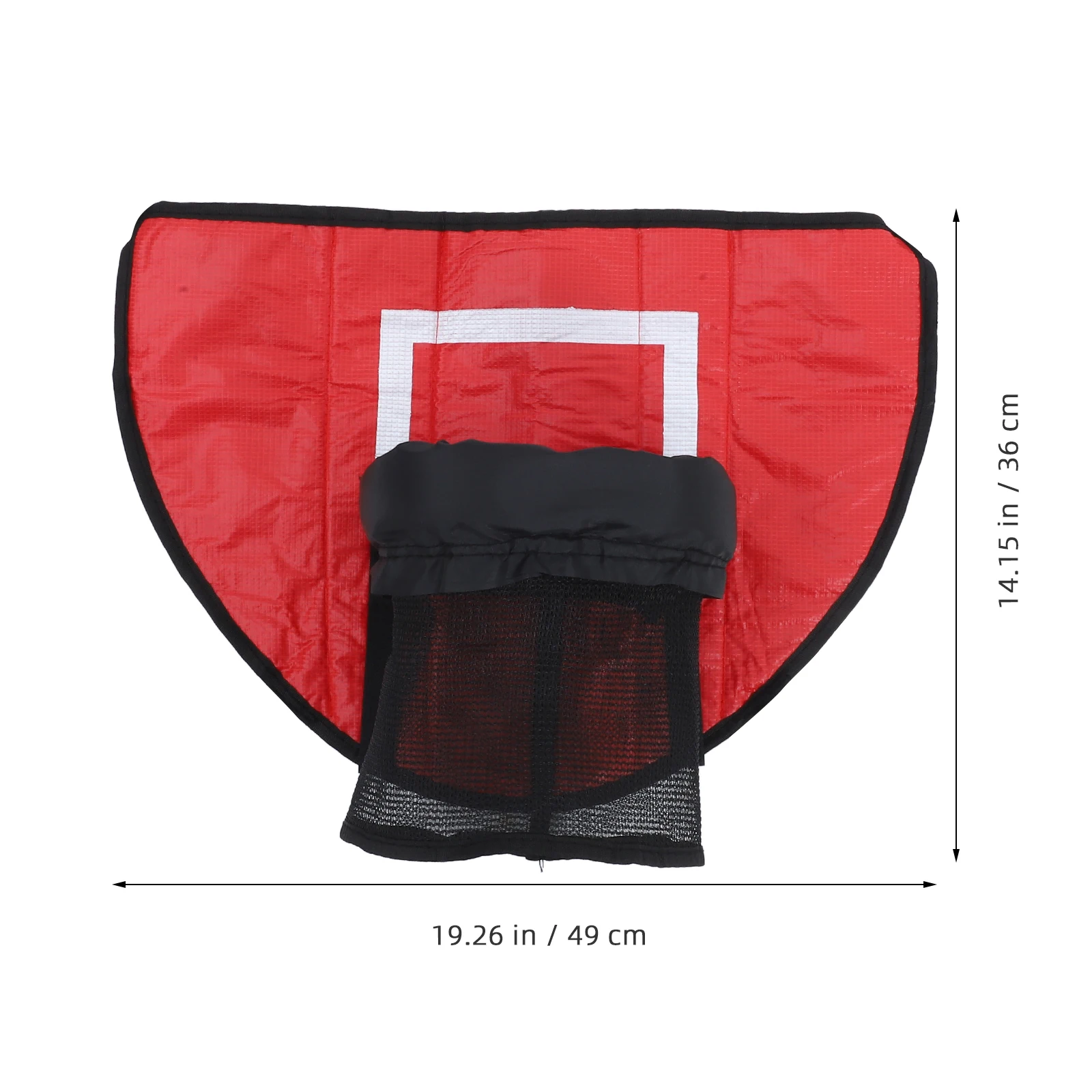 

Red Basketball Hoop For Trampoline Outdoor Kids Safe Jumping Game Circular Backboard Trampoline Accessories Replacement Frame