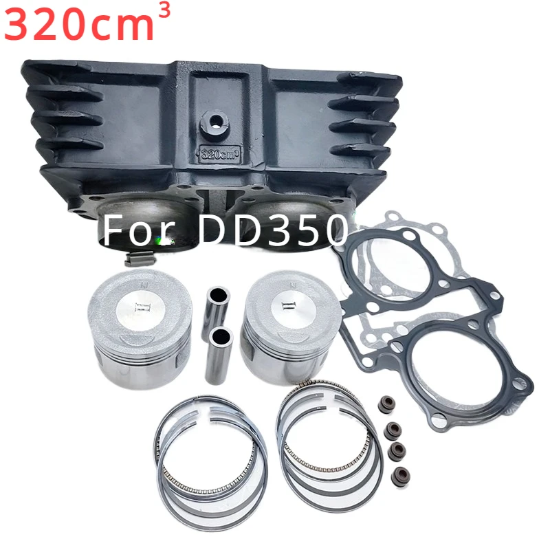 Do pierścienia tłokowego DD350, uszczelka cylindra, wszystkie uszczelki samochodowe do N19 335 367 394 400 320 350 Zestawy sworznia wodnego tulei cylindra + o-ring