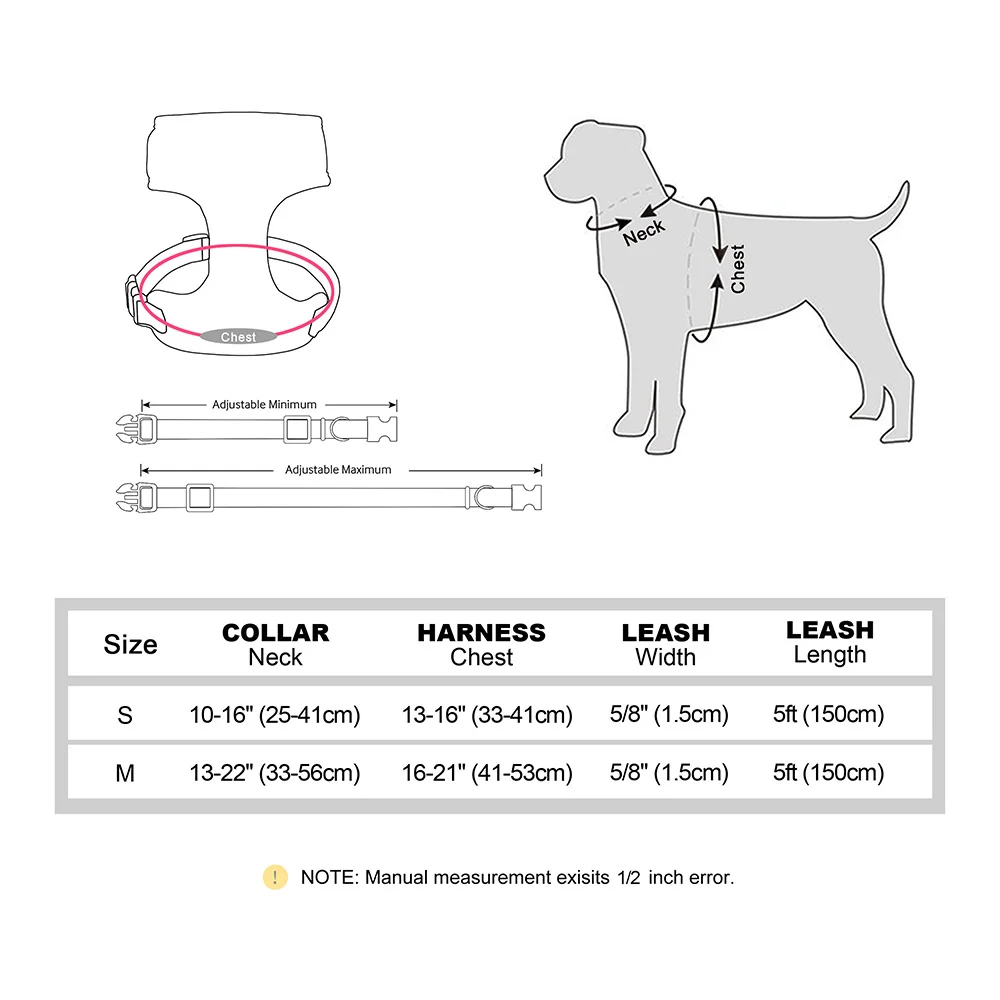 Soft Breathable Dog Collar Harness Leash Set Bowknot Pet Vest Harnesses Adjustable Pet Collars Leads For Small Medium Dogs